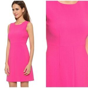 Diane Von Furstenberg Carrie Dress Hot Rose 12 NWT